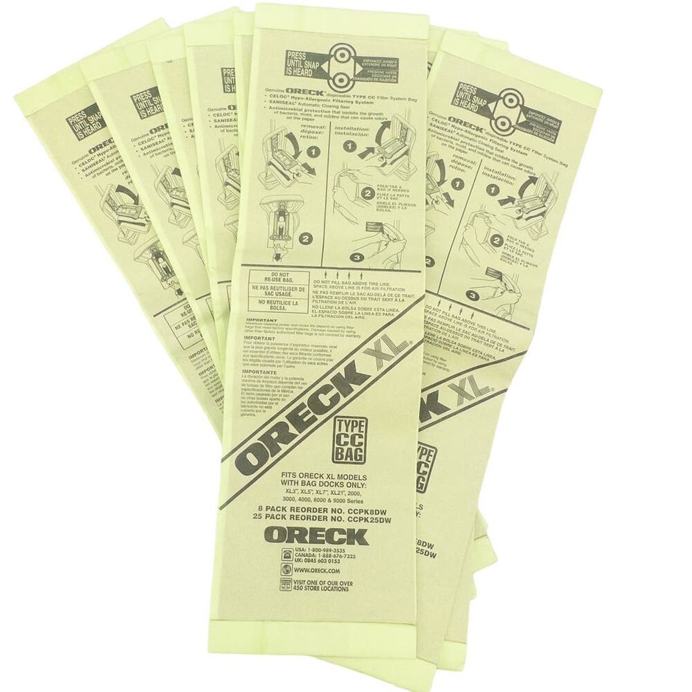 Oreck OEM Type CC Vacuum Bags  18 new bags